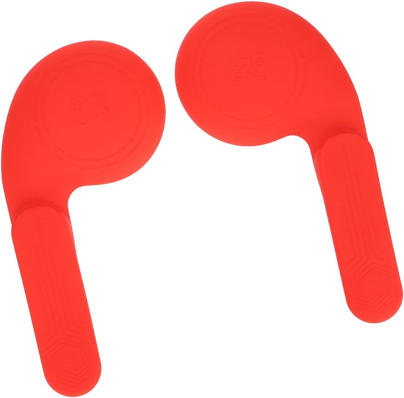 woobles Replacement VR Silicone Earmuffs, Durable Silicone Earmuffs for Quest 2(red) - Image 2